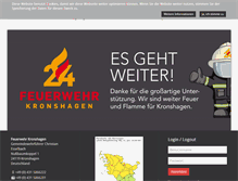 Tablet Screenshot of feuerwehr-kronshagen.de